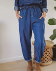 Just Cruizin : Jo Barrel Pants - Denim