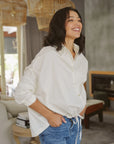 Just Cruizin : Marion Poplin Elasticated Shirt