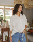 Just Cruizin : Marion Poplin Elasticated Shirt