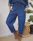 Just Cruizin : Jo Barrel Pants - Denim