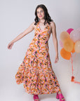 Differently: Dancing Queen Halter Dress - Abstract