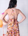 Differently: Dancing Queen Halter Dress - Abstract