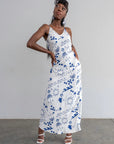 Differently: Bias Maxi Dress – Sapphire Sea