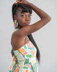 Differently: Mila Tie Back Dress - Spanish Bloom