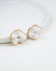 Nina Bosch: Georgie Earrings - White