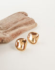 Nina Bosch: Petal Earrings - Gold