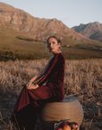 Cfisticated Dress Rental : The Burgundy Velvet