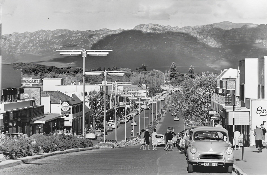 Main Road Somerset West Illustration Print