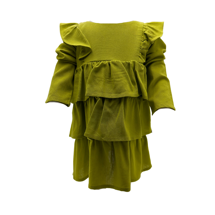 Ma se Kinners: 3 Layer Frill Dress With Sleeves