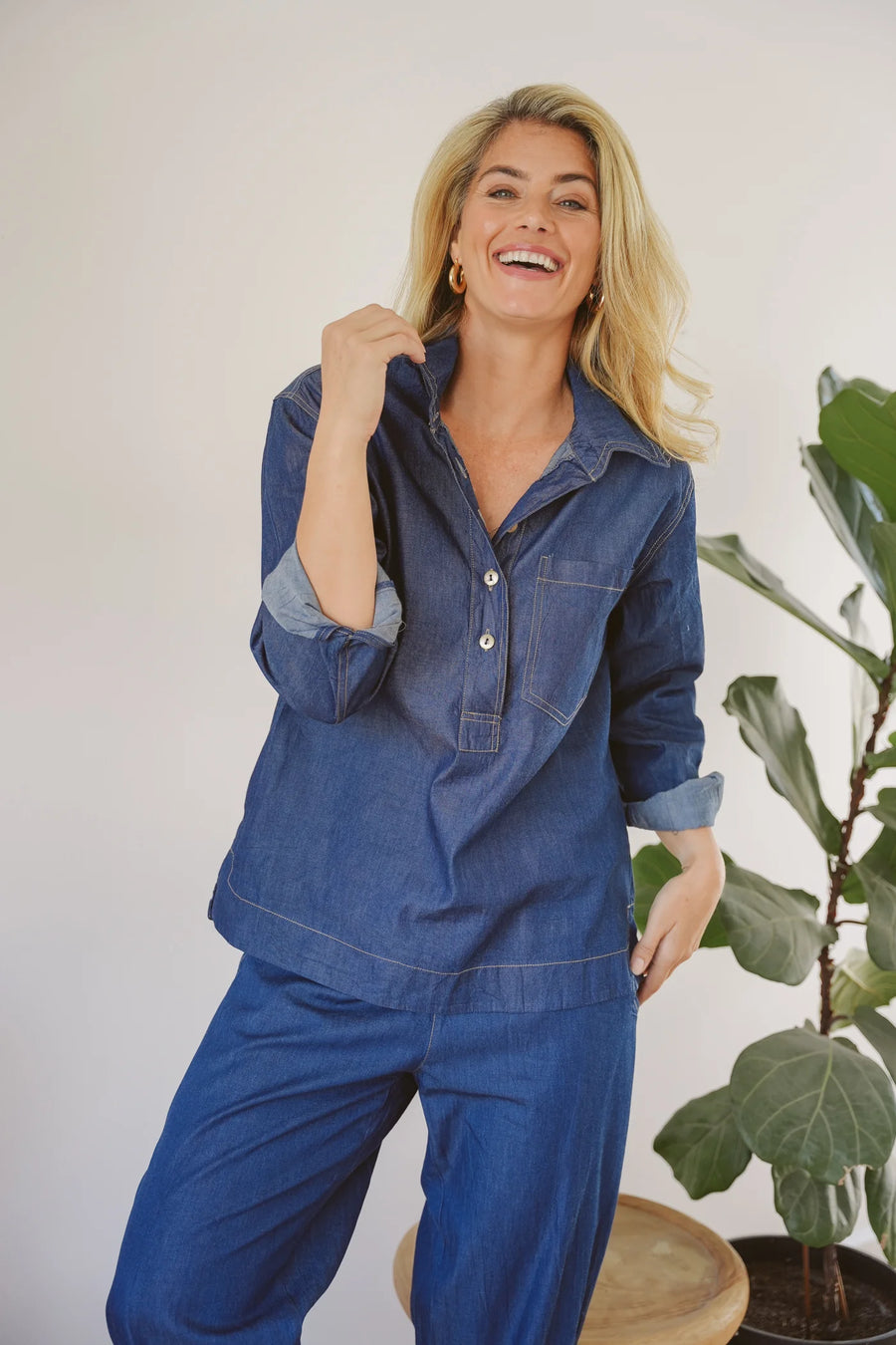 Just Cruizin : Beck Shirt - Denim