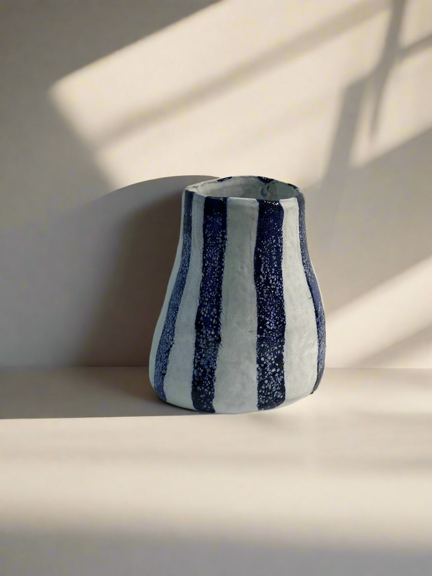 Shepherd & Smith - Striped Vase X