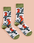 Feat. : Ladies Hoopoe Bird Socks