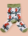Feat. : Ladies Hoopoe Bird Socks