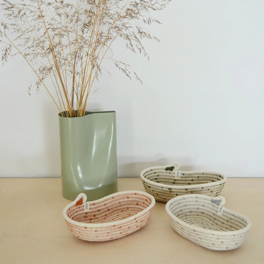 Mia Melange: Petite Oval Basket