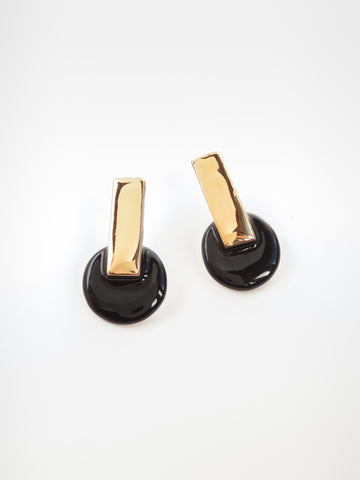 Nina Bosch: Ophelia Earrings - Black