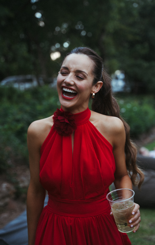 Cfisticated Dress Rental : The Tiered Red Dress