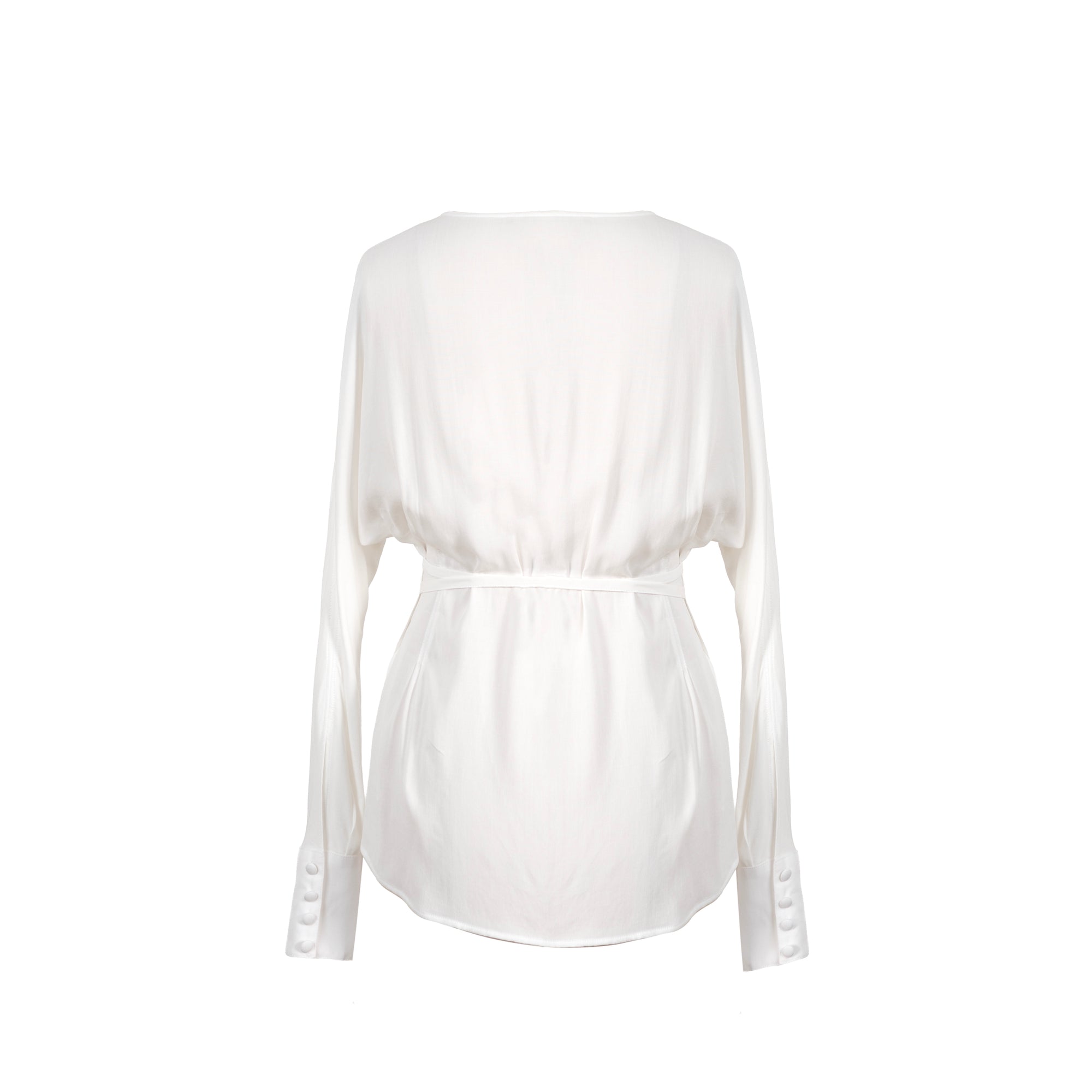 The Wrap Top | Ivory