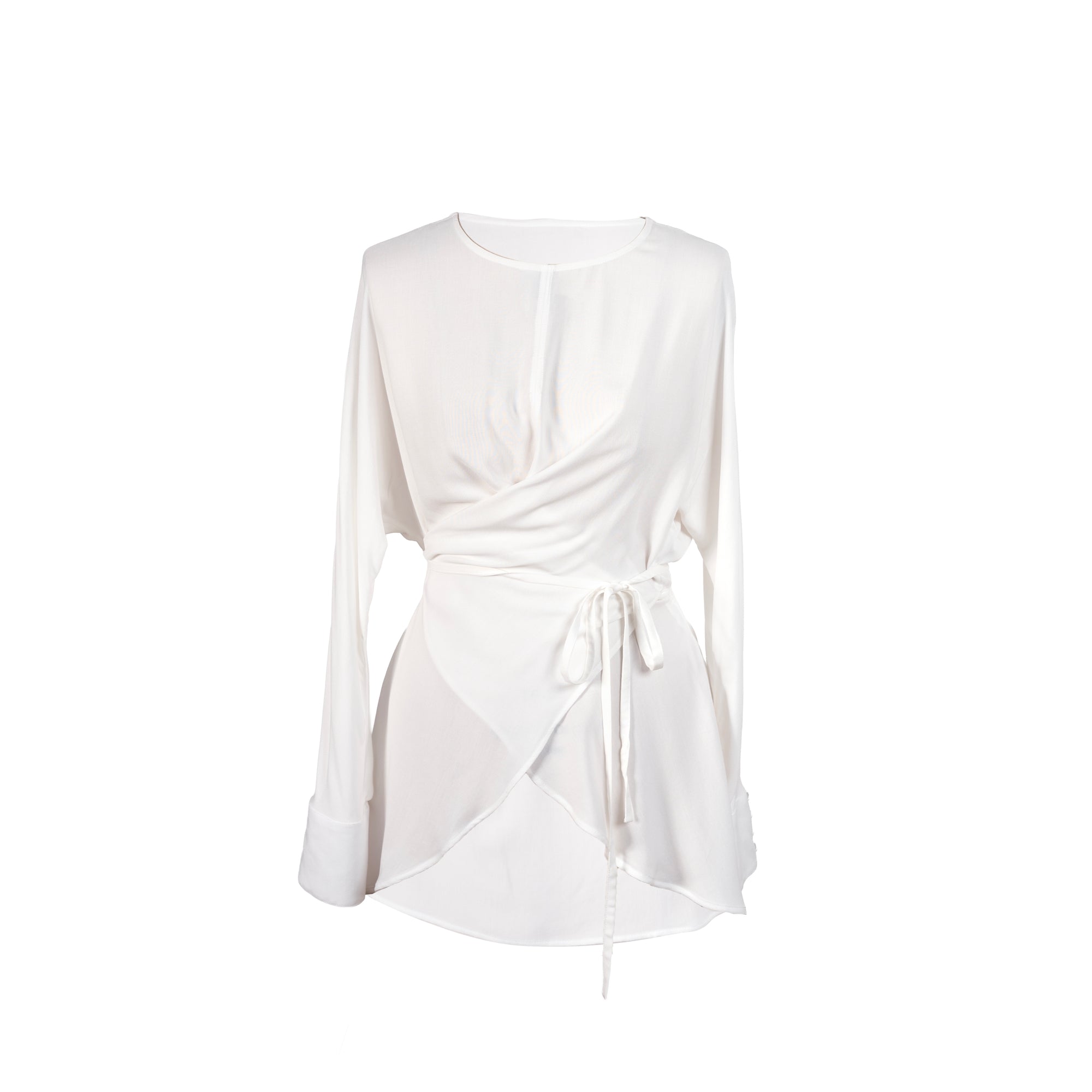 The Wrap Top | Ivory