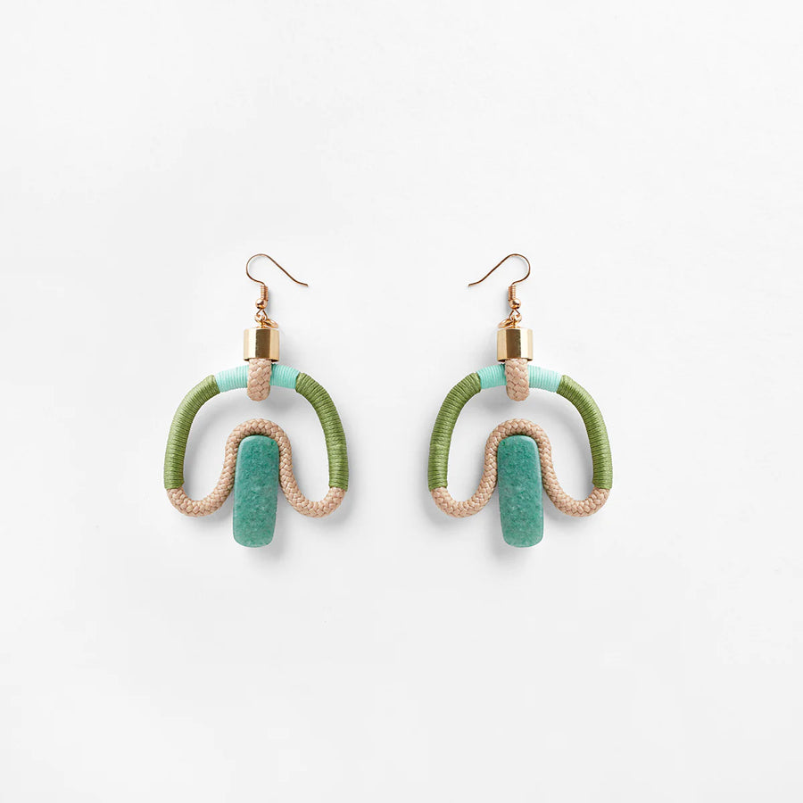 Pichulik: Aventurina Earrings