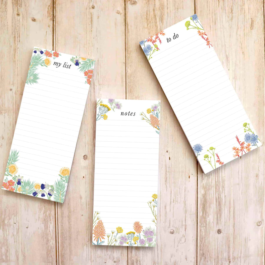 Feat. : 'To Do' Wildflower Magnetic List Pad