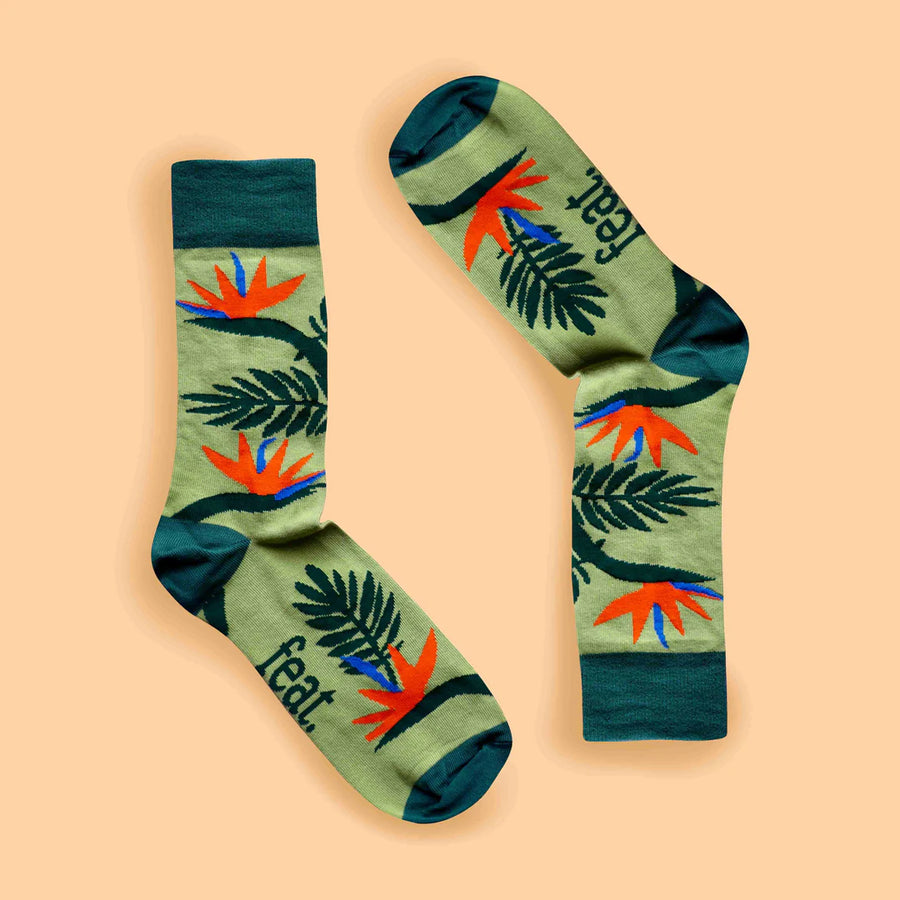 Feat. : Mens Strelitzia Socks