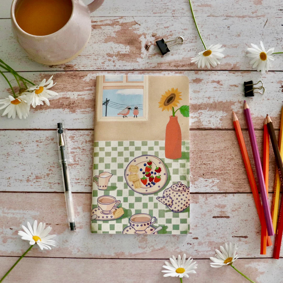 Feat. : ‘Tea Time’ Stitch Bound Notebook