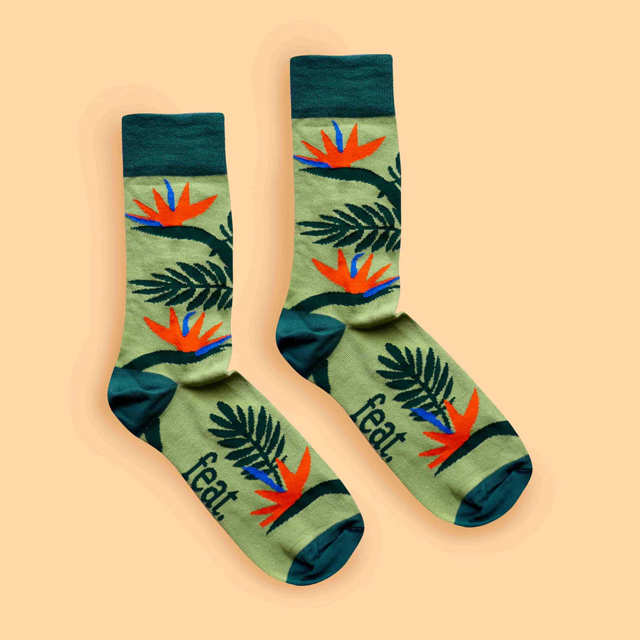 Feat. : Mens Strelitzia Socks