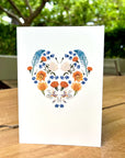 Feat. : Botanical Heart Greeting Card