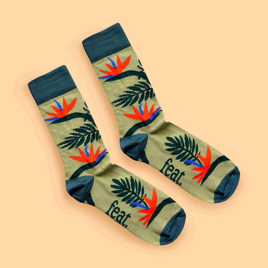 Feat. : Mens Strelitzia Socks