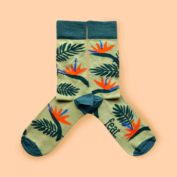 Feat. : Mens Strelitzia Socks