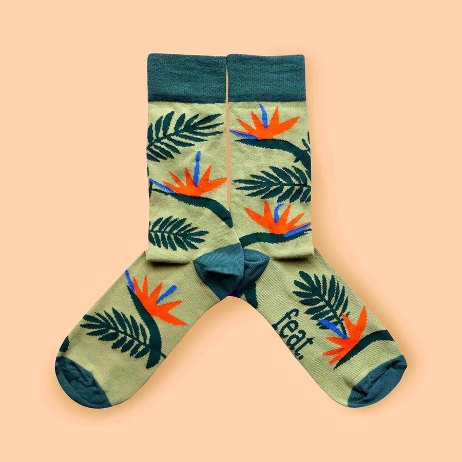 Feat. : Mens Strelitzia Socks