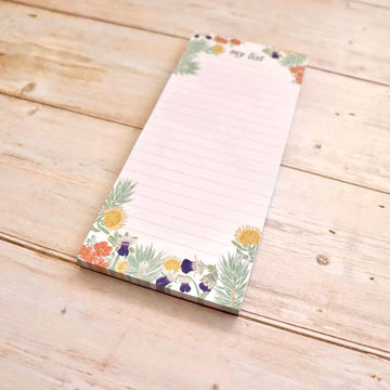 Feat. : ‘My List’ Wildflower Magnetic List Pad